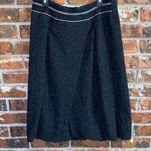 Emozioni wool, linen skirt